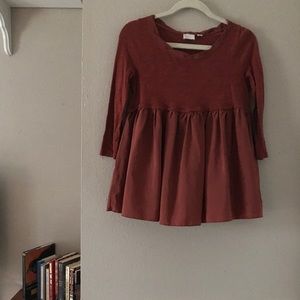 Anthropologie Postmark Burnt Orange Blouse